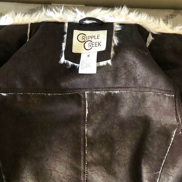 Cripple Creek Cream & Brown Vest - Picture 6 of 14